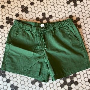 J. Crew Green Shorts